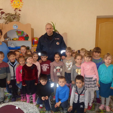 Традиционная встреча сотрудников МЧС с дошкольниками