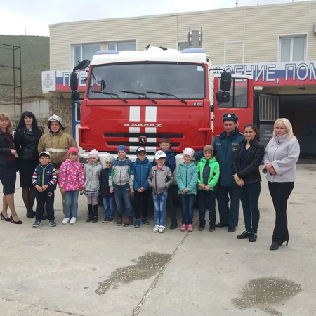 В гости к  спасателям!